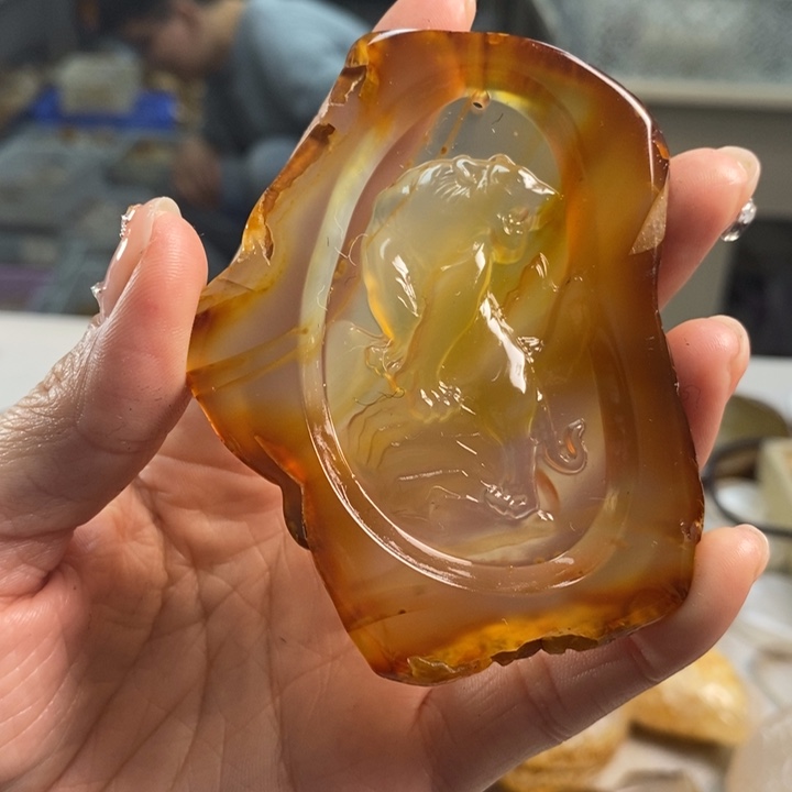 玛瑙/玉髓吊坠(不含链)未镶嵌