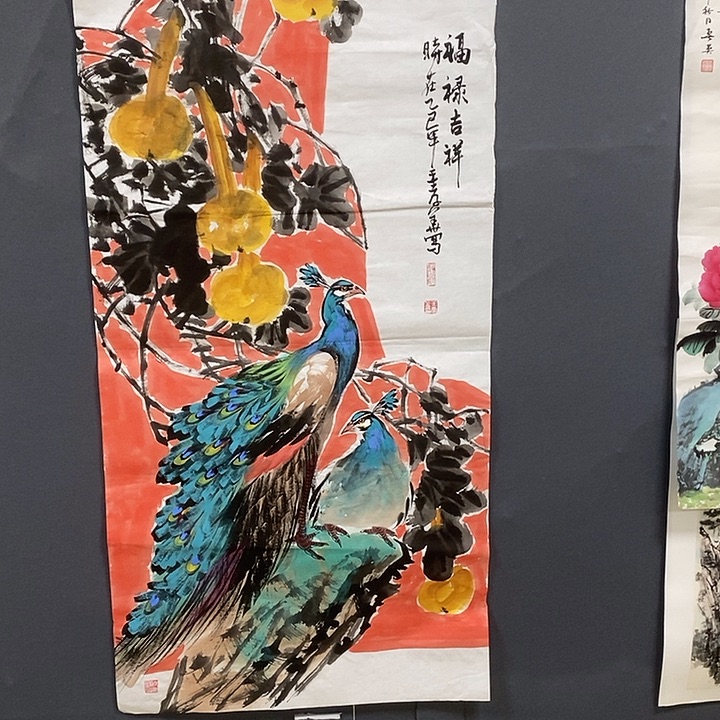 国画王孝华68.138手绘画芯