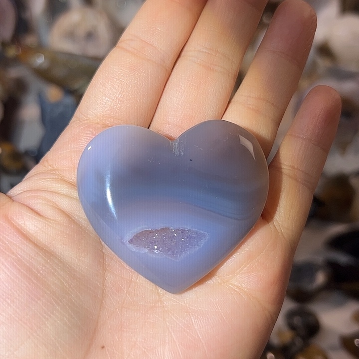 玛瑙/玉髓无未镶嵌爱心