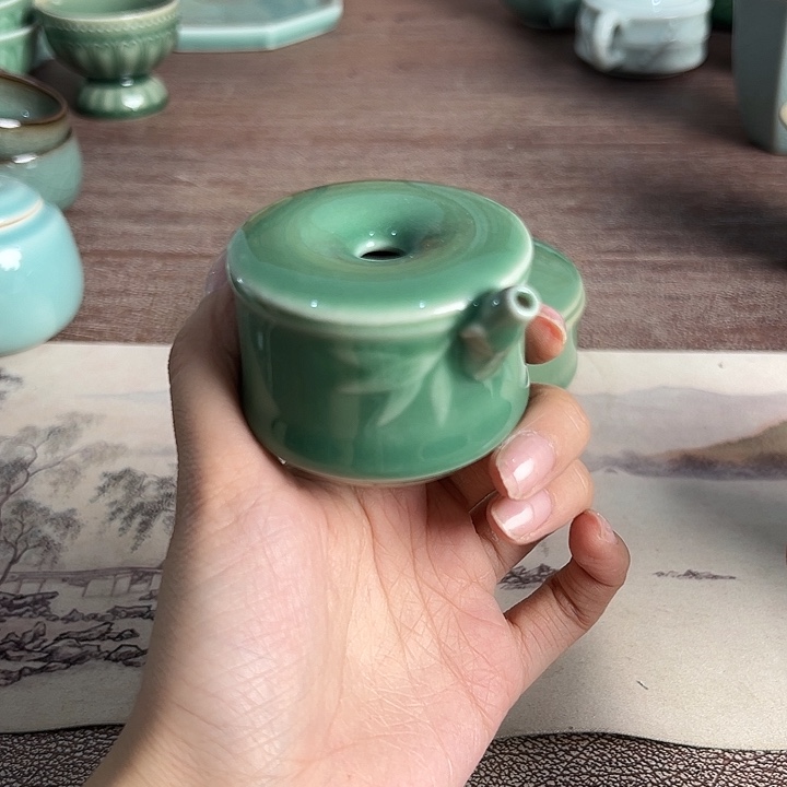 小米茶器龙泉青瓷