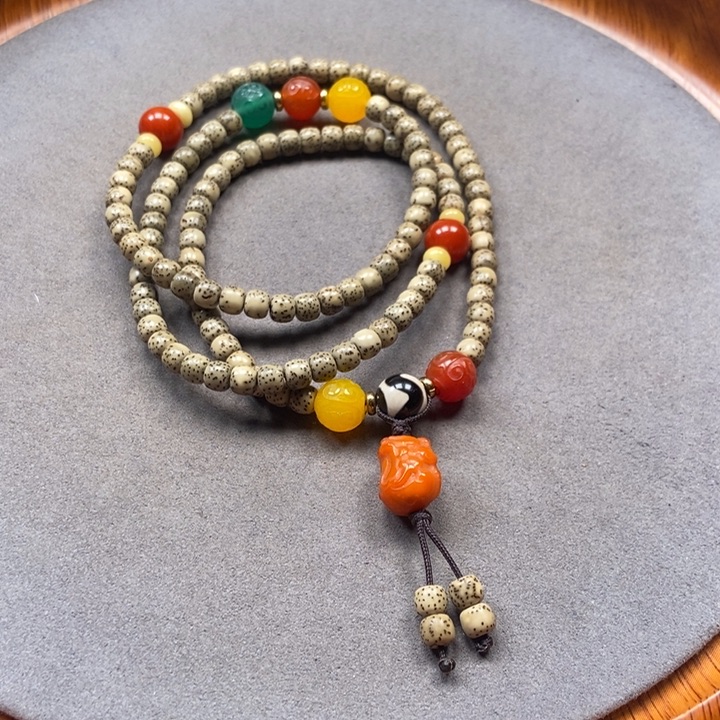 菩提把件未镶嵌星月菩提子