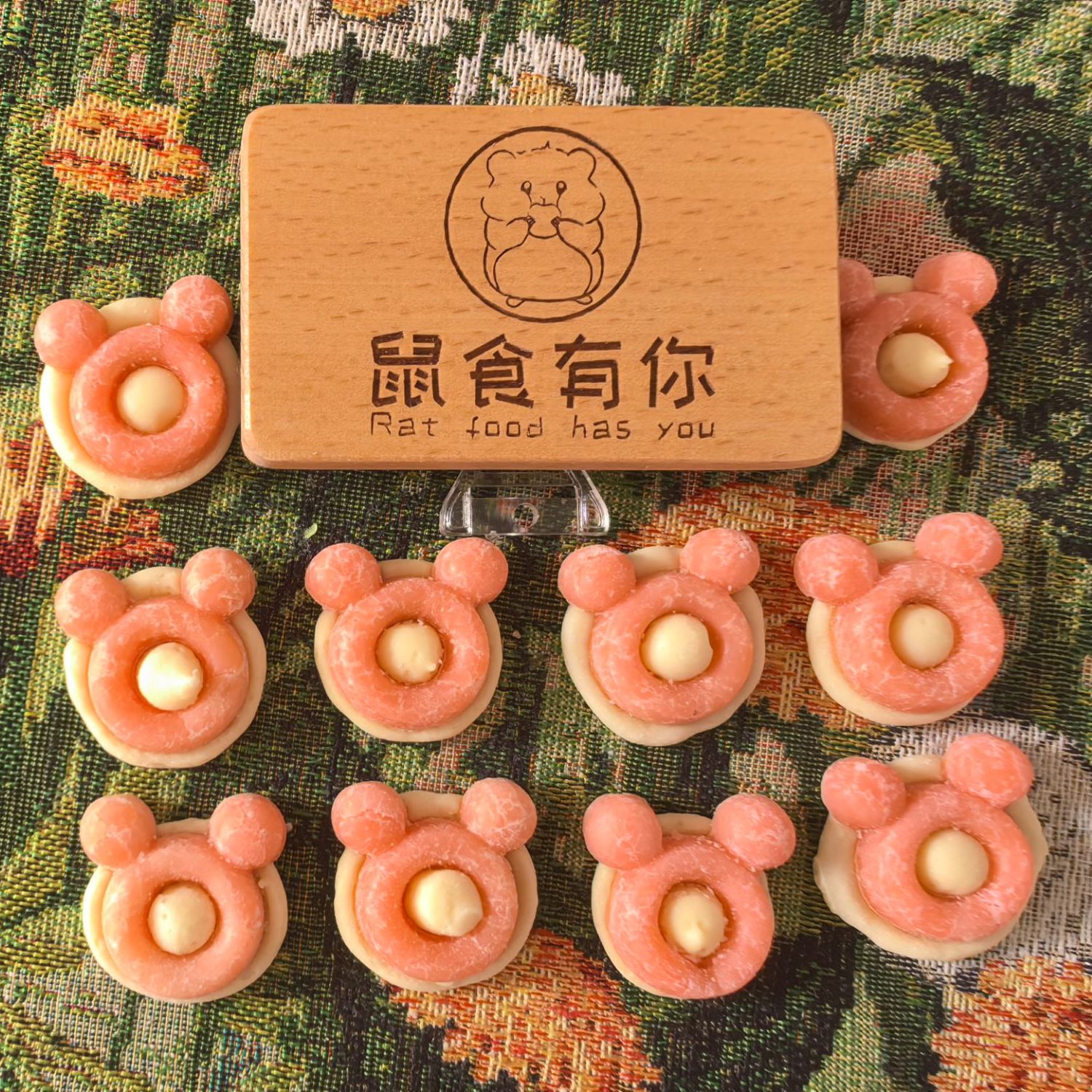 鼠食有你纯手工仓鼠零食蔓越莓米奇羊奶软酪仓鼠金丝熊躺手小零食