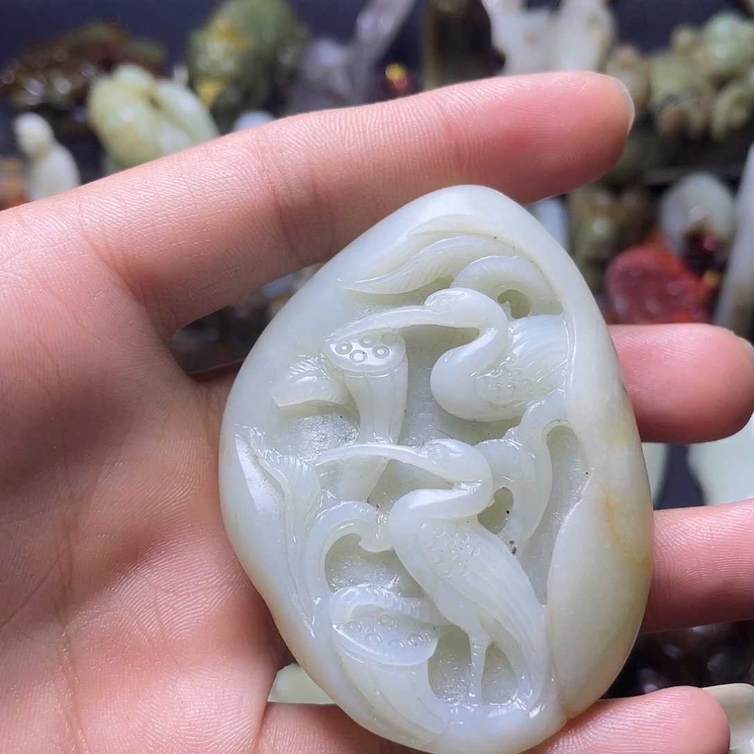 安***话和田玉（糖玉）未镶嵌颈饰
