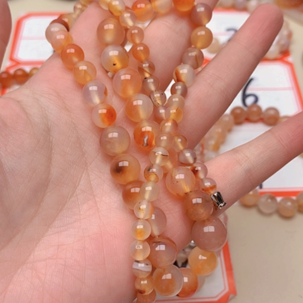 【闪购商品】未镶嵌玛瑙/玉髓珠宝半成品静**天