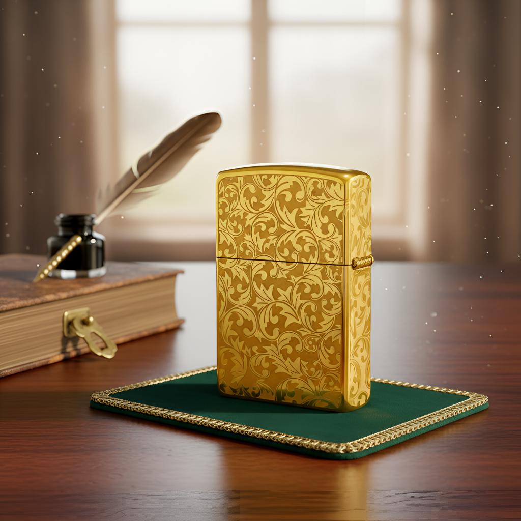  限量款 帝王金大唐草煤油机L（配官方礼盒证书）H