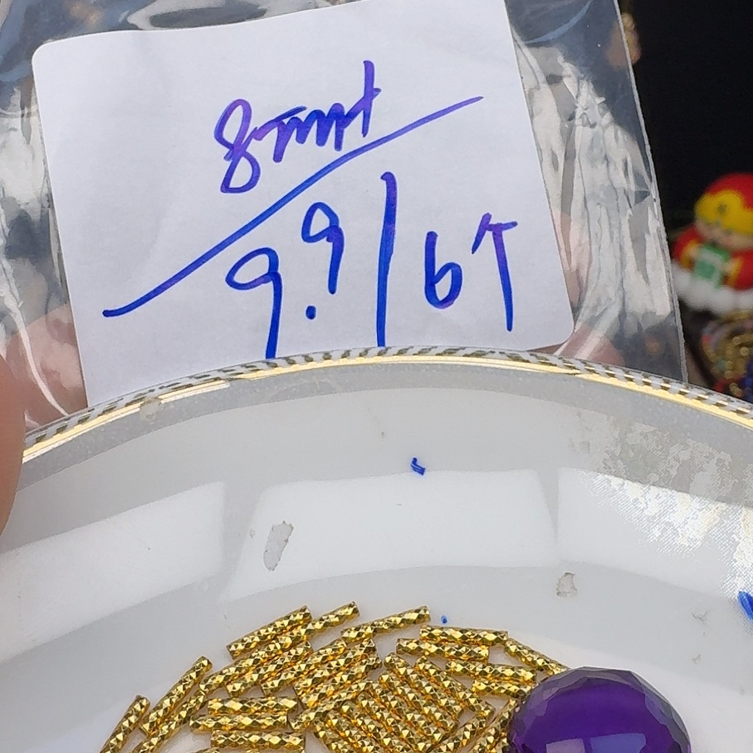 银S925镶嵌颈饰紫晶紫水晶925镶嵌96