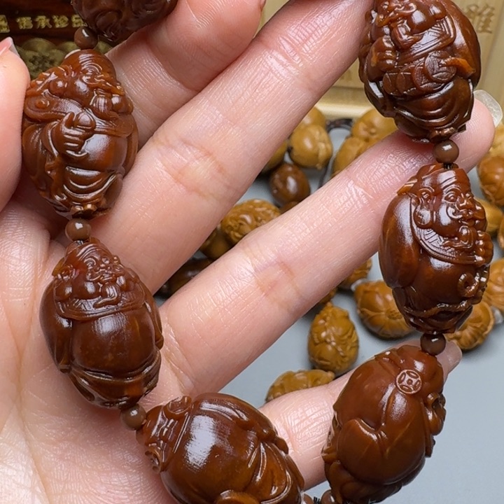 橄榄核手串/手链八大财神