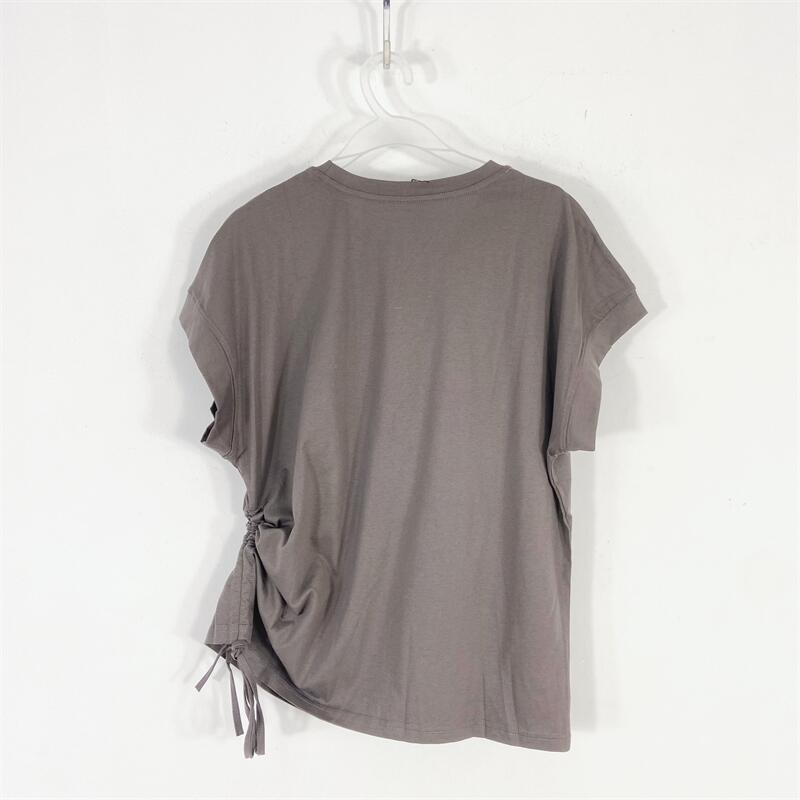 【77衣橱】KD0763精品女装上衣短袖T恤气质轻奢【红人上新】J