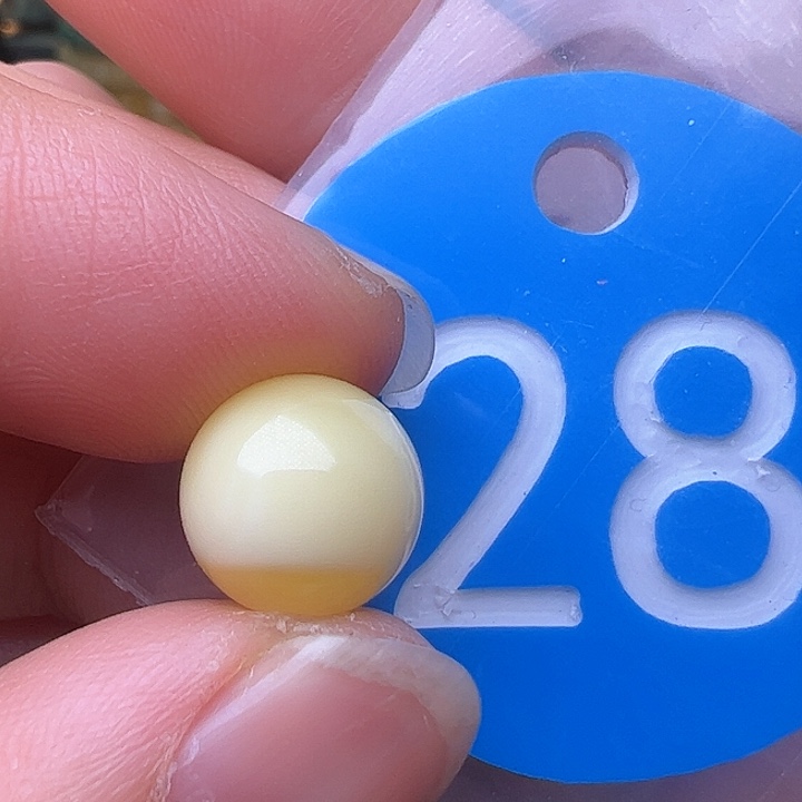 蜜蜡裸石未镶嵌10m m