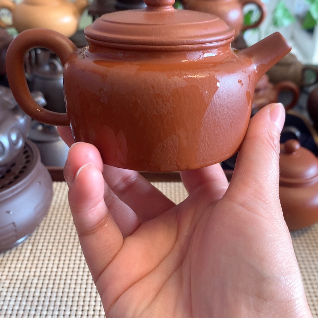紫砂茶壶宜兴原矿朱泥150cc