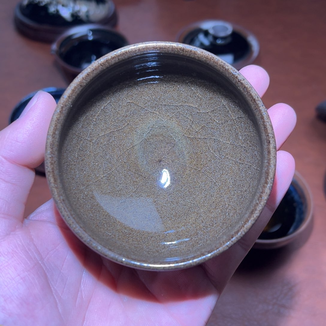 茶盏黄俊杰柴烧建盏主人杯建窑建盏