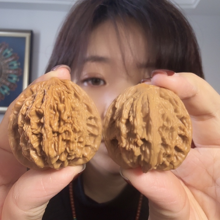 吊坠文玩核桃麦虎44练手对