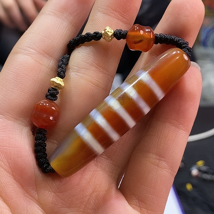 玛瑙/玉髓颈饰合金65