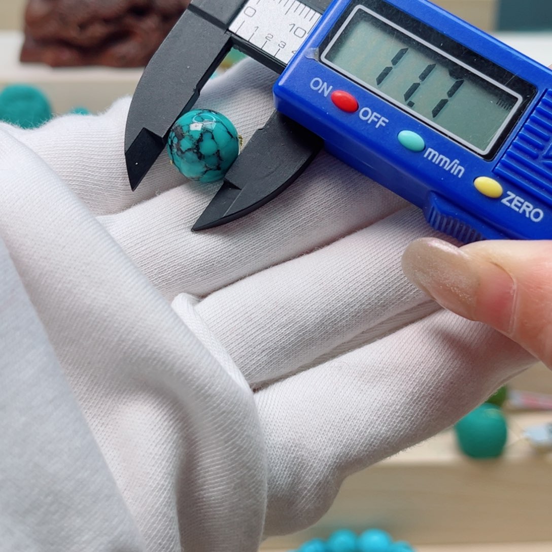 绿松石圆珠未镶嵌