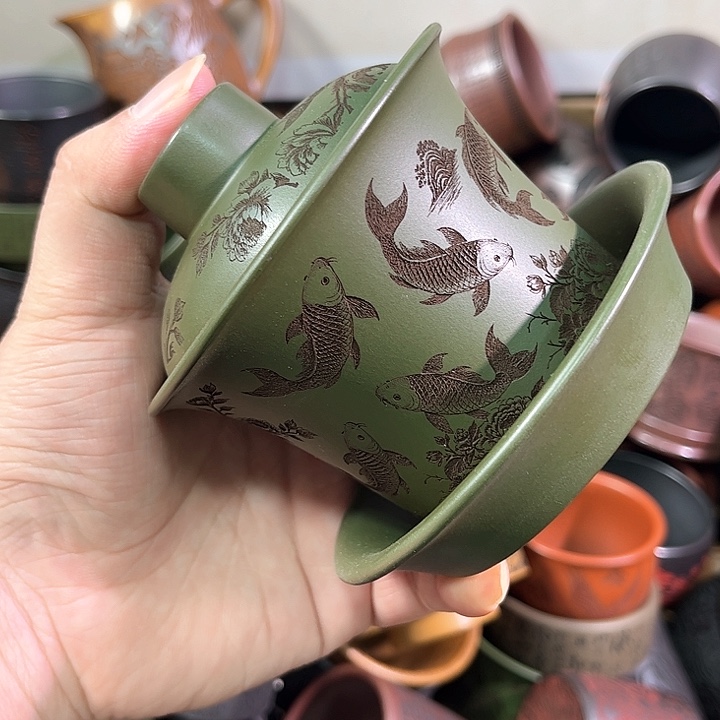 茶杯紫砂全手工紫砂主任杯