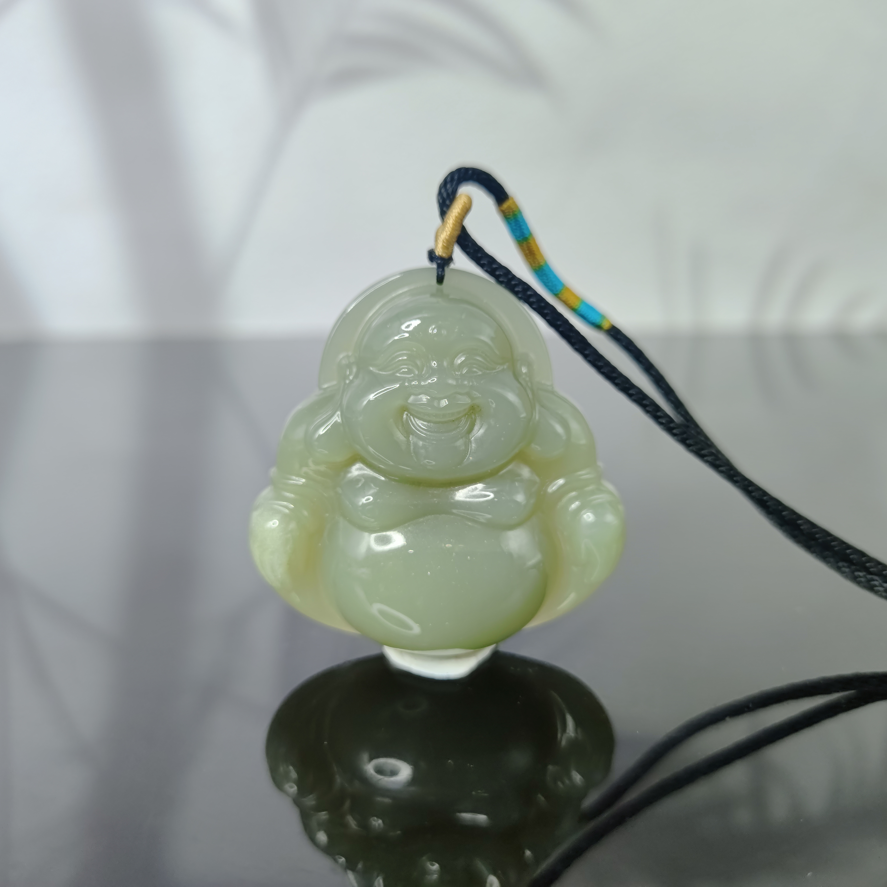 Y和田玉佛公吊坠0408