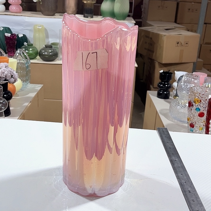 玻璃167高 30口12玻璃花瓶嘎嘎好看