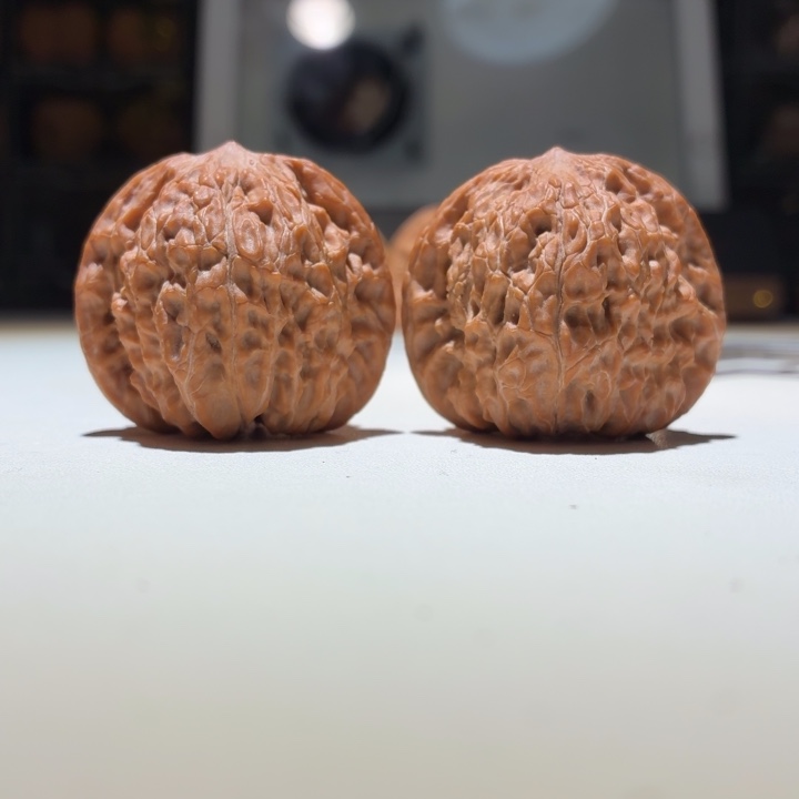 文玩核桃把件磨盘38