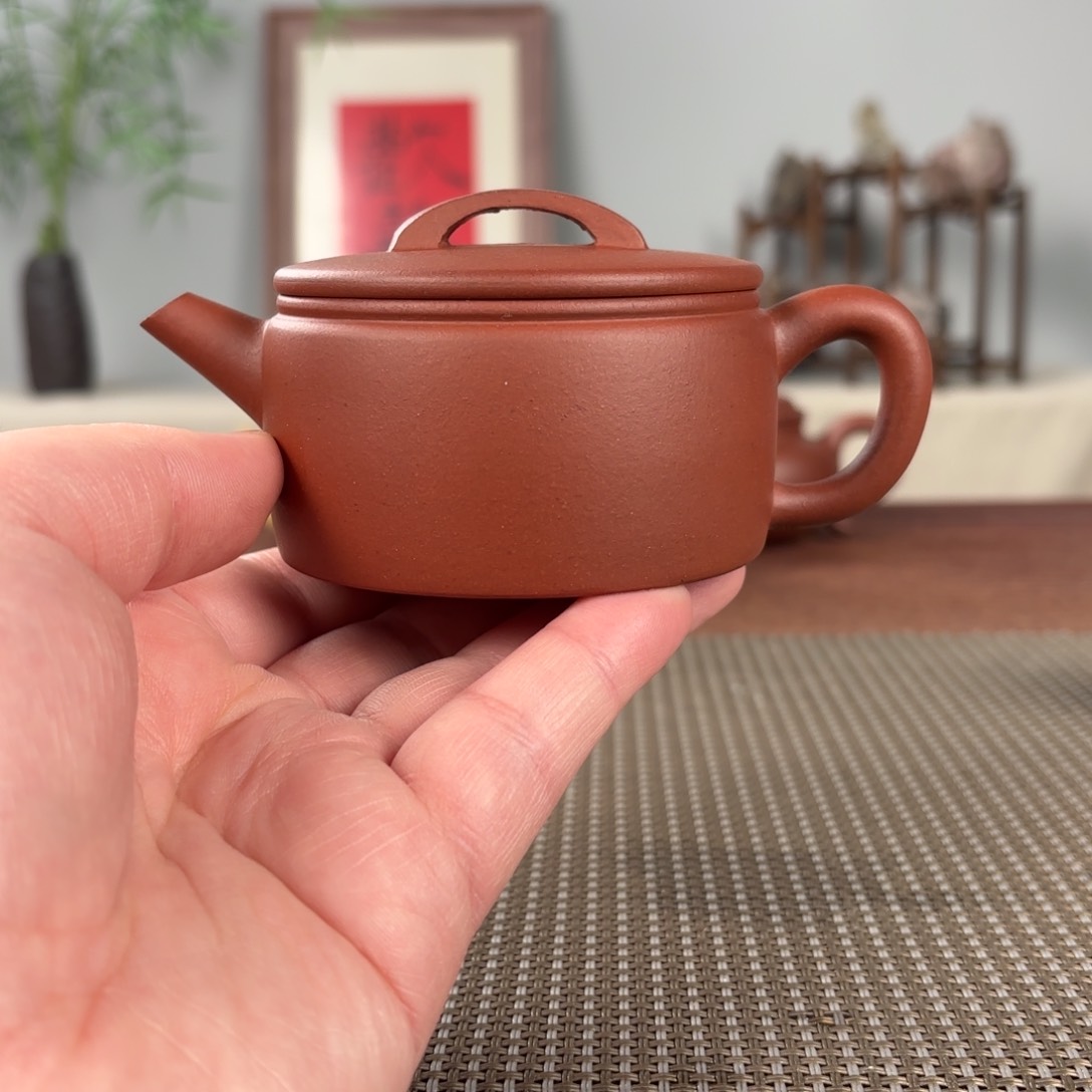 紫砂茶壶微瑕黄龙山原矿紫砂壶