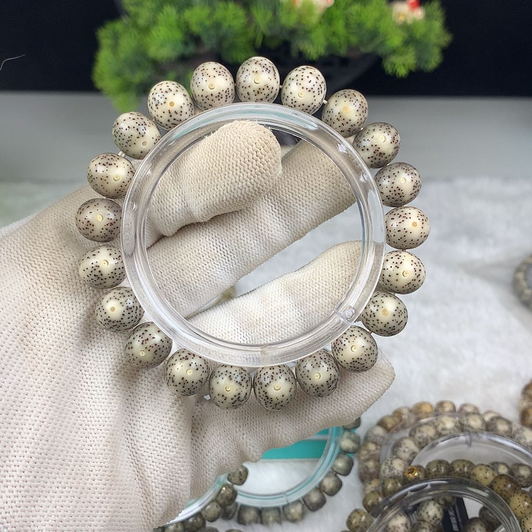 星月菩提手串11号糯冰苹果珠12×10