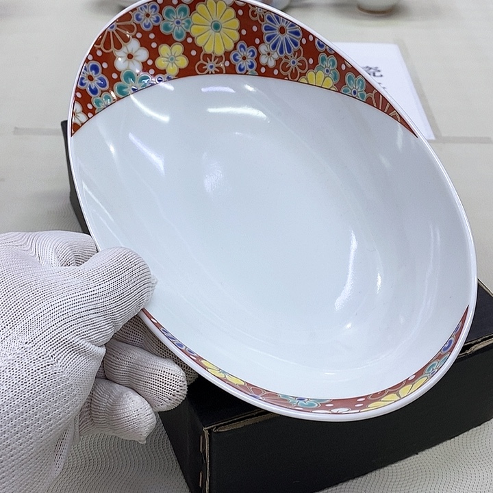 摆件进口瓷器九谷