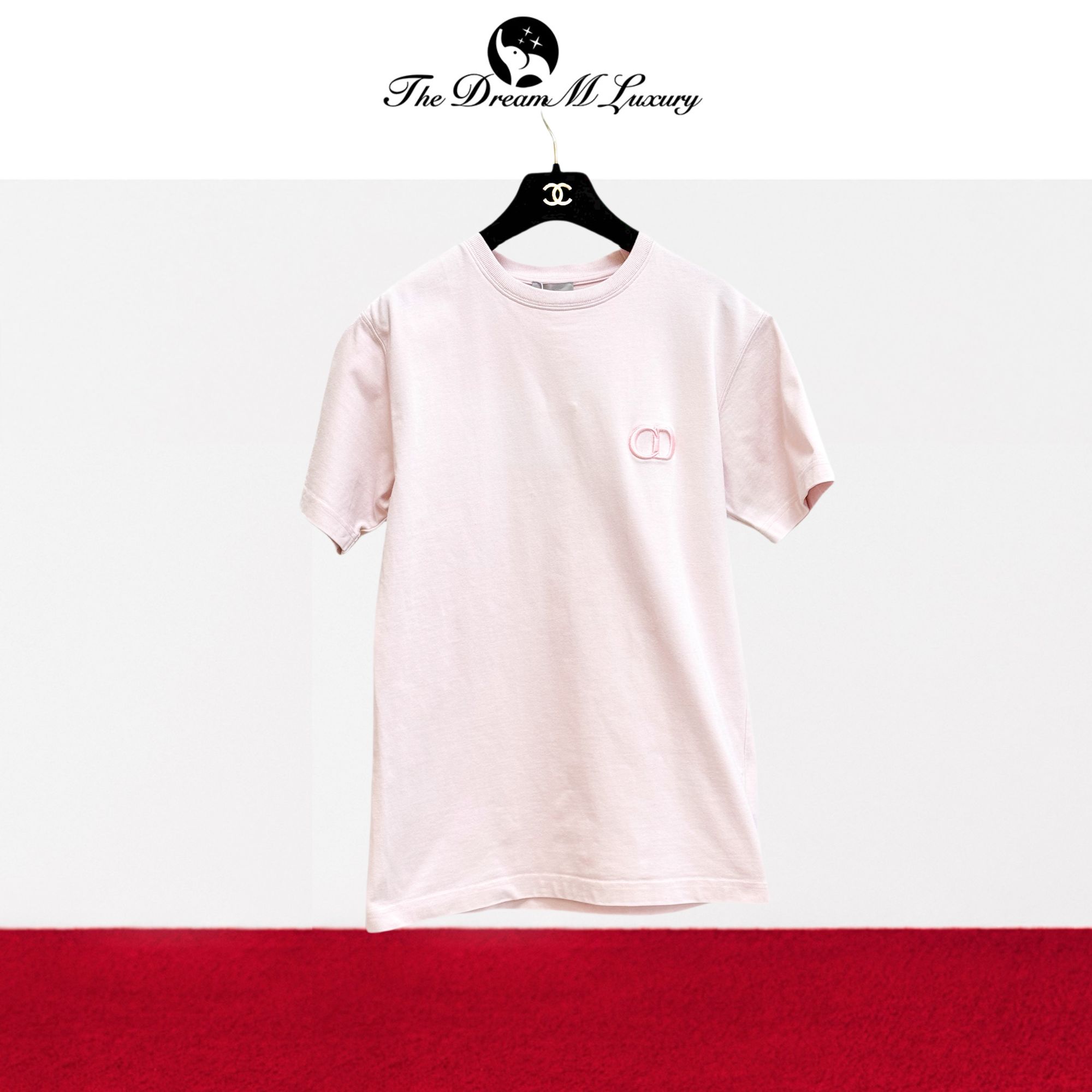 99新 DIOR/迪奥 XS码 粉色 短袖 T恤