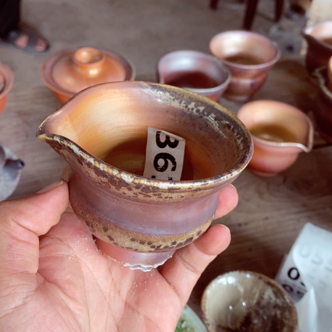 柴烧茶具陶瓷杯子