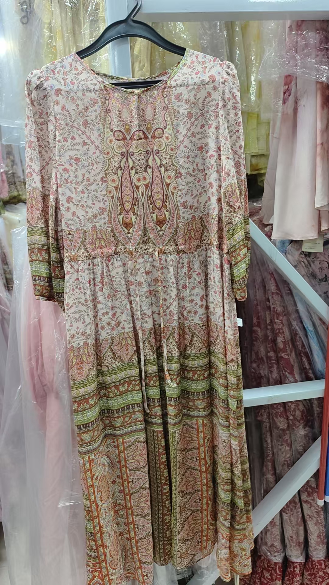 【2025-林姐真丝】重磅100桑蚕丝连衣裙YC94123-10