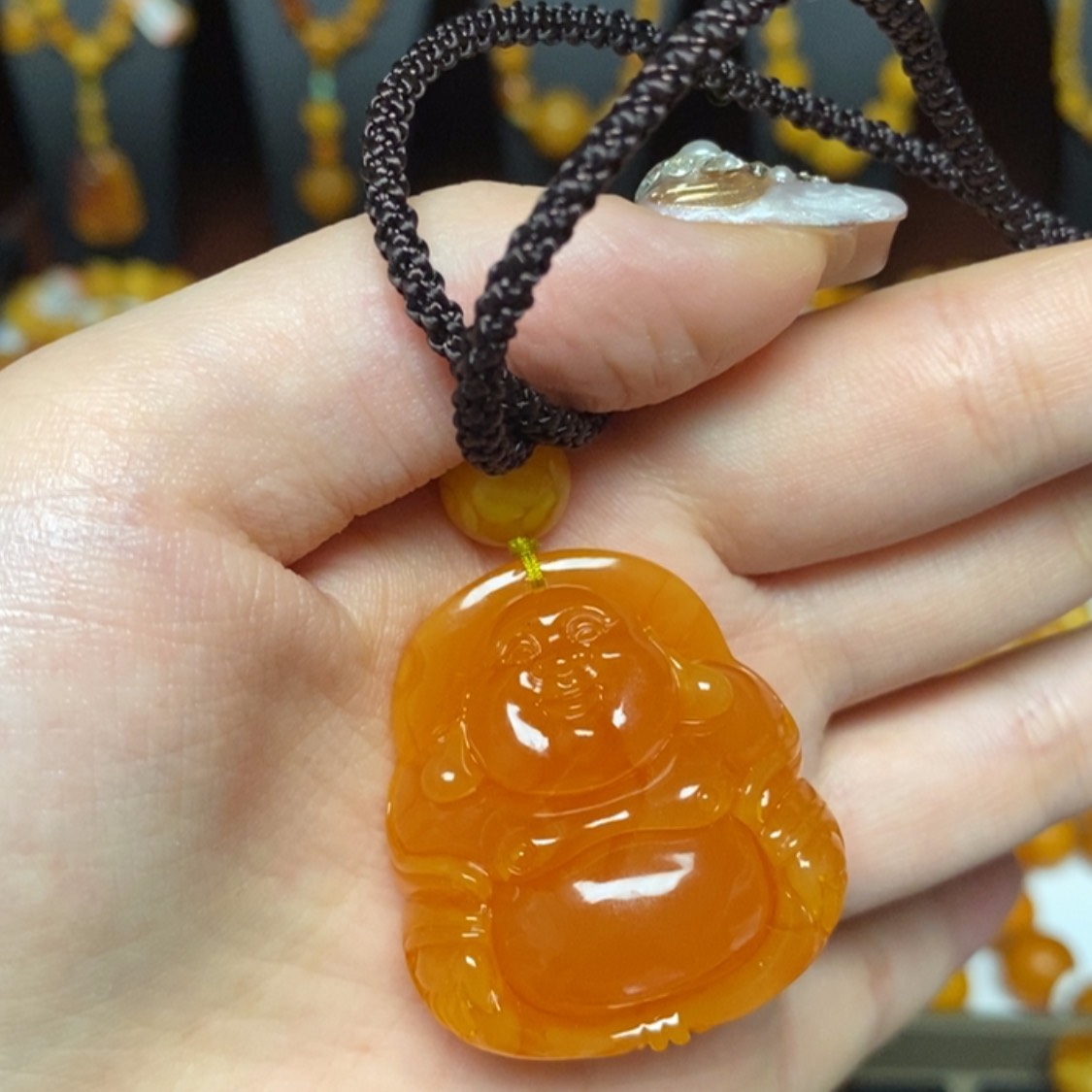 【闪购商品】蜜蜡颈饰未镶嵌项链