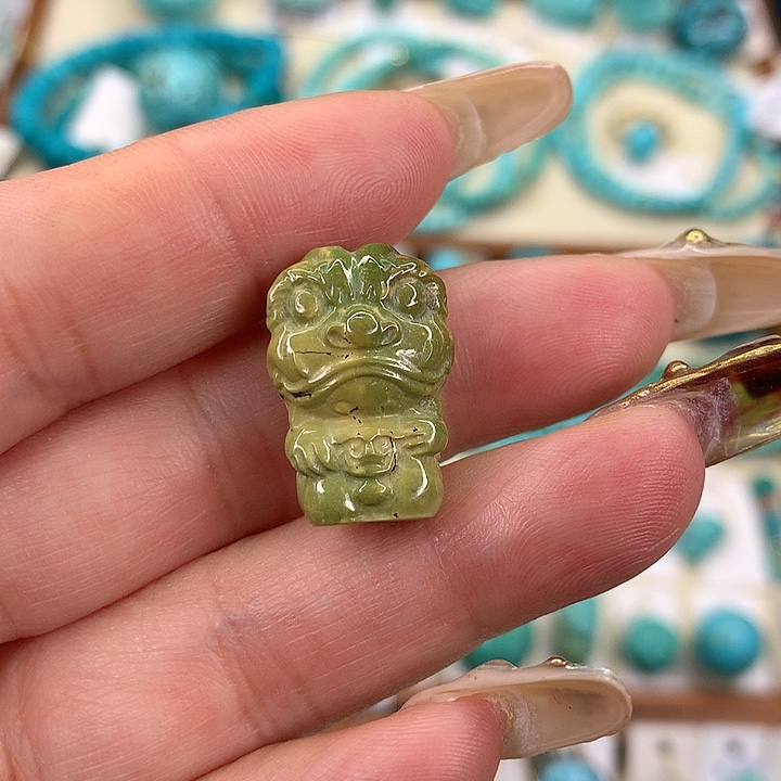 绿松石挂件未镶嵌