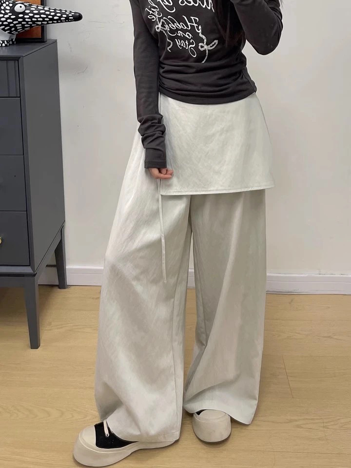 高货工装裤直筒阔腿裤