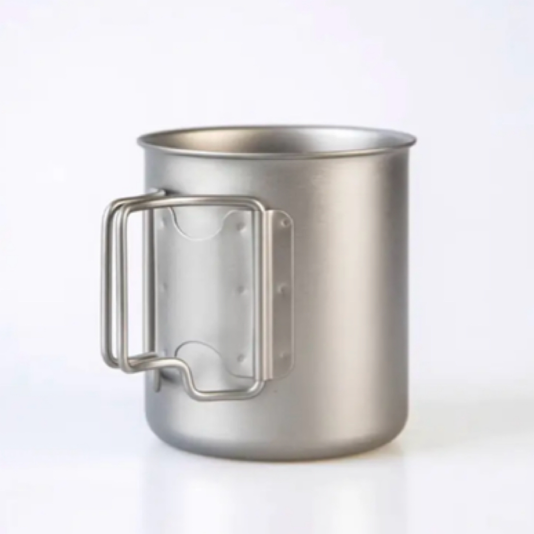 300ML单层马克·杯户外旅行便携式防烫带盖