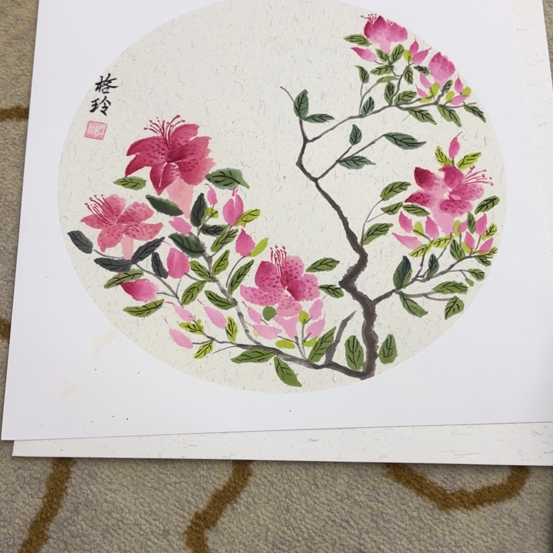 国画38-38卡纸作品艺