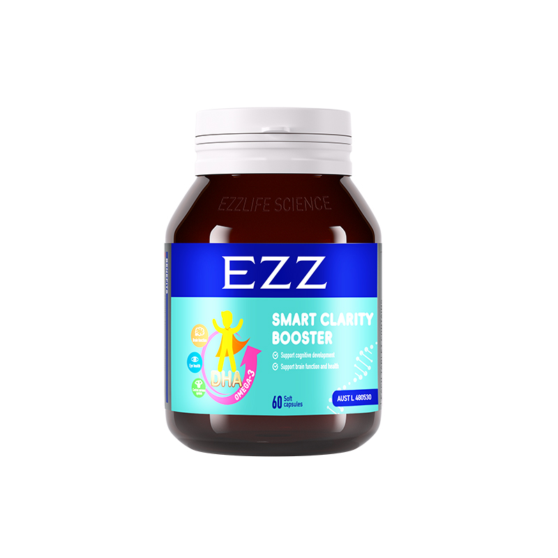 EZZ【1/3/6瓶*脑力素*60颗/瓶】澳洲进口DHA+磷脂酰丝氨酸-KX