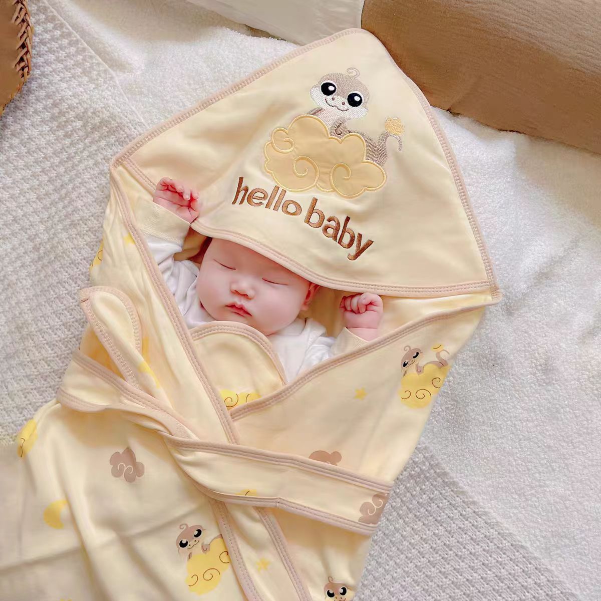 【微瑕疵产品介意勿拍】包单、双层包被、隔尿垫新生儿裹被盖被抱毯