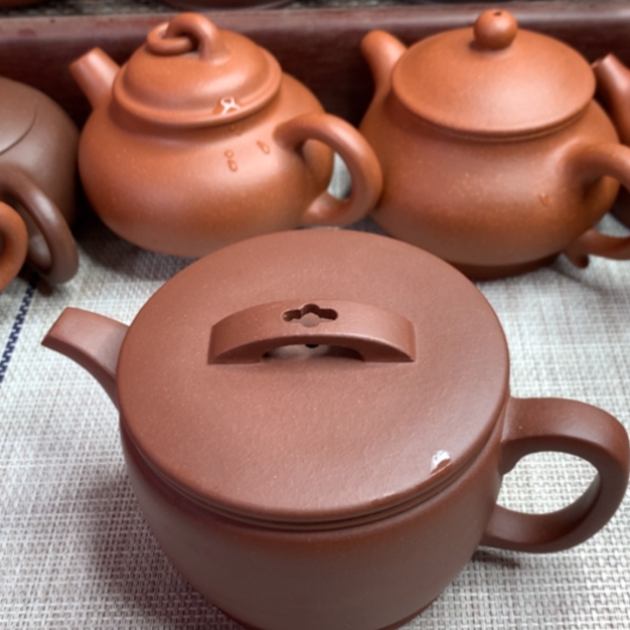 【闪购商品】紫砂茶壶300CC微瑕半手工制作