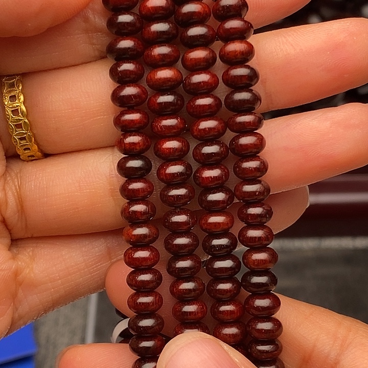小叶紫檀手串/手链4.6算盘珠216颗老料