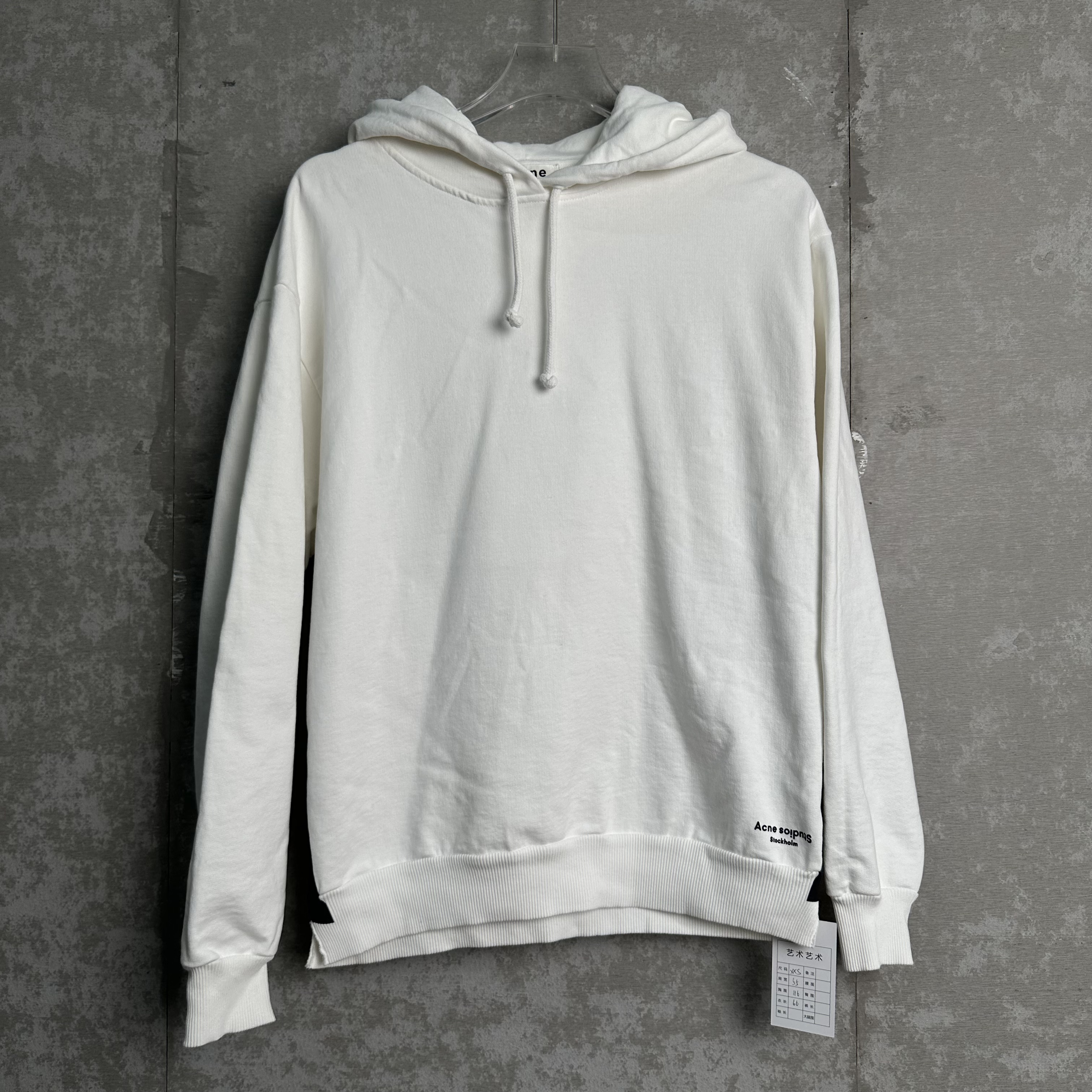 未使用 WE11 DONE XXS/acne studio/下摆小logo卫衣帽衫/12521/JP