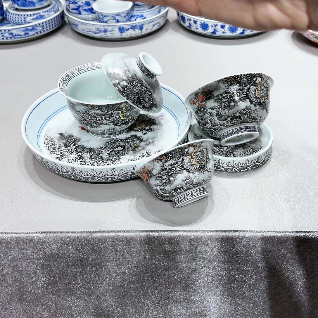 盖碗景德镇高温茶具