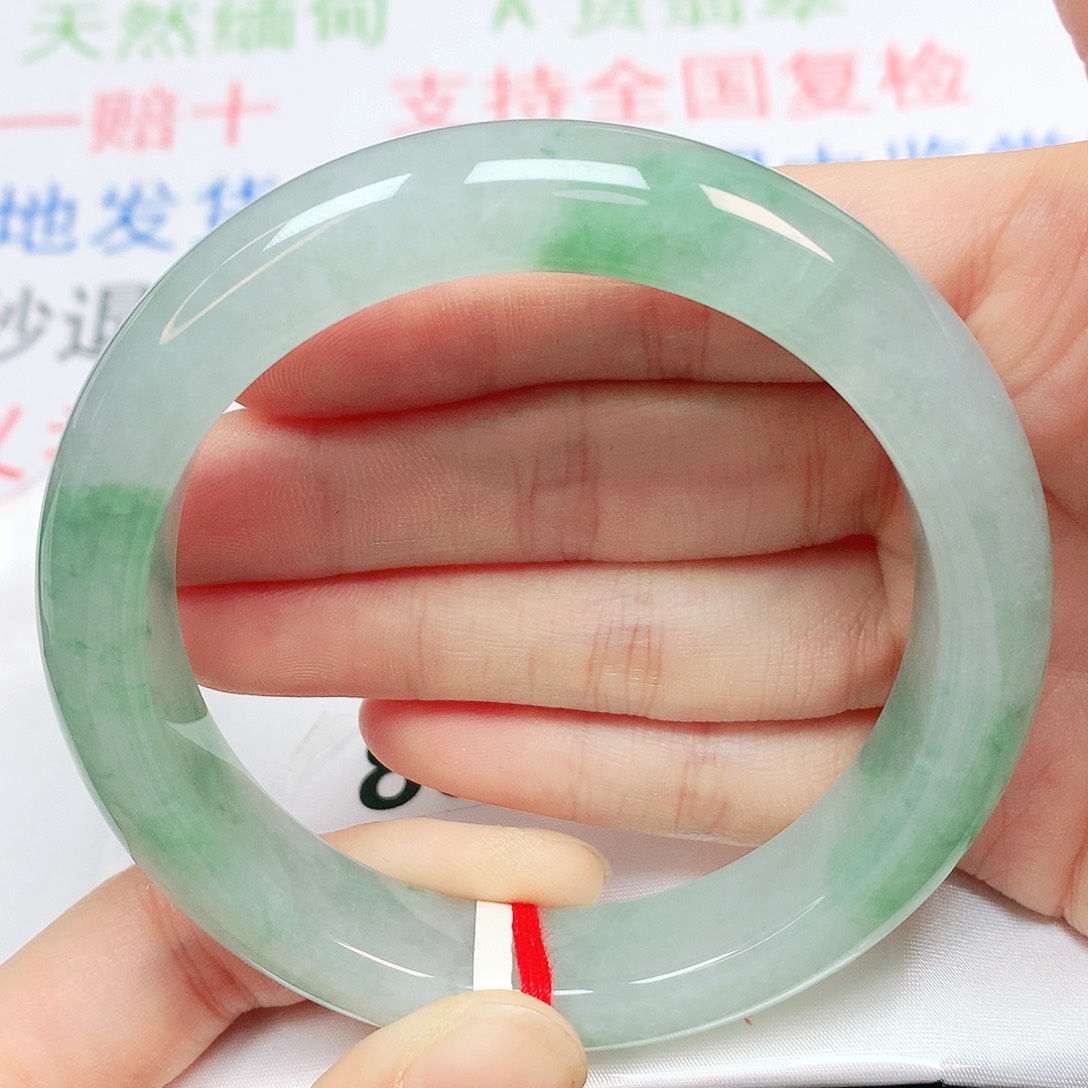 翡翠未镶嵌手镯翡翠手镯60