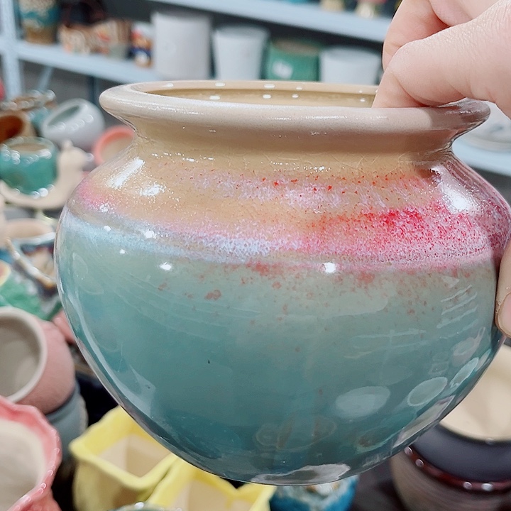 多肉陶瓷花盆满10元包邮