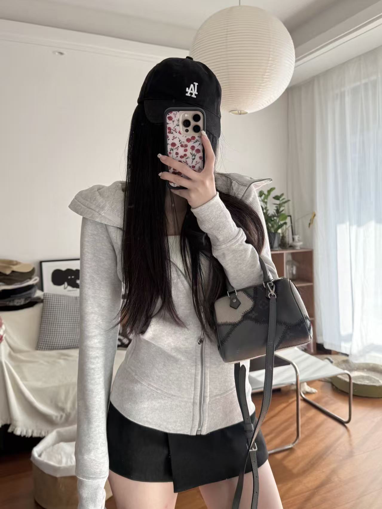 【专属】百搭连帽加绒拉链卫衣外套