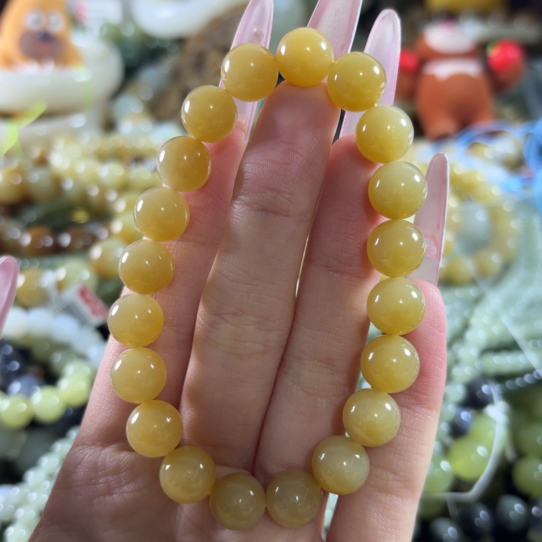 和田玉未镶嵌手链466