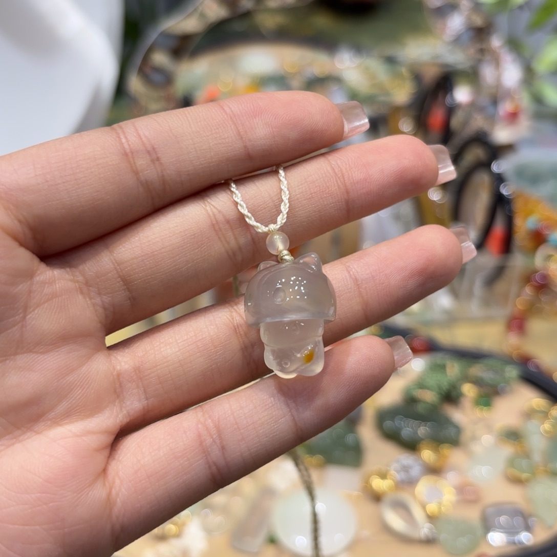 玛瑙/玉髓未镶嵌颈饰