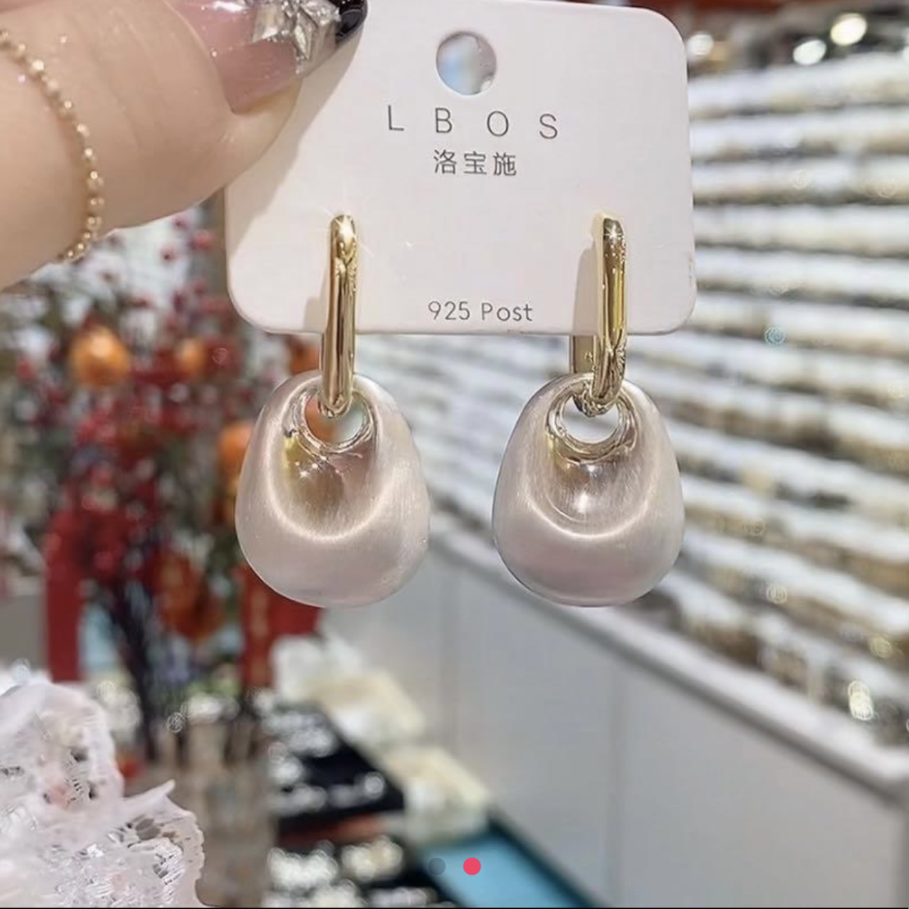 铜合金耳饰 铜合金耳饰 欧美风立体水滴耳扣