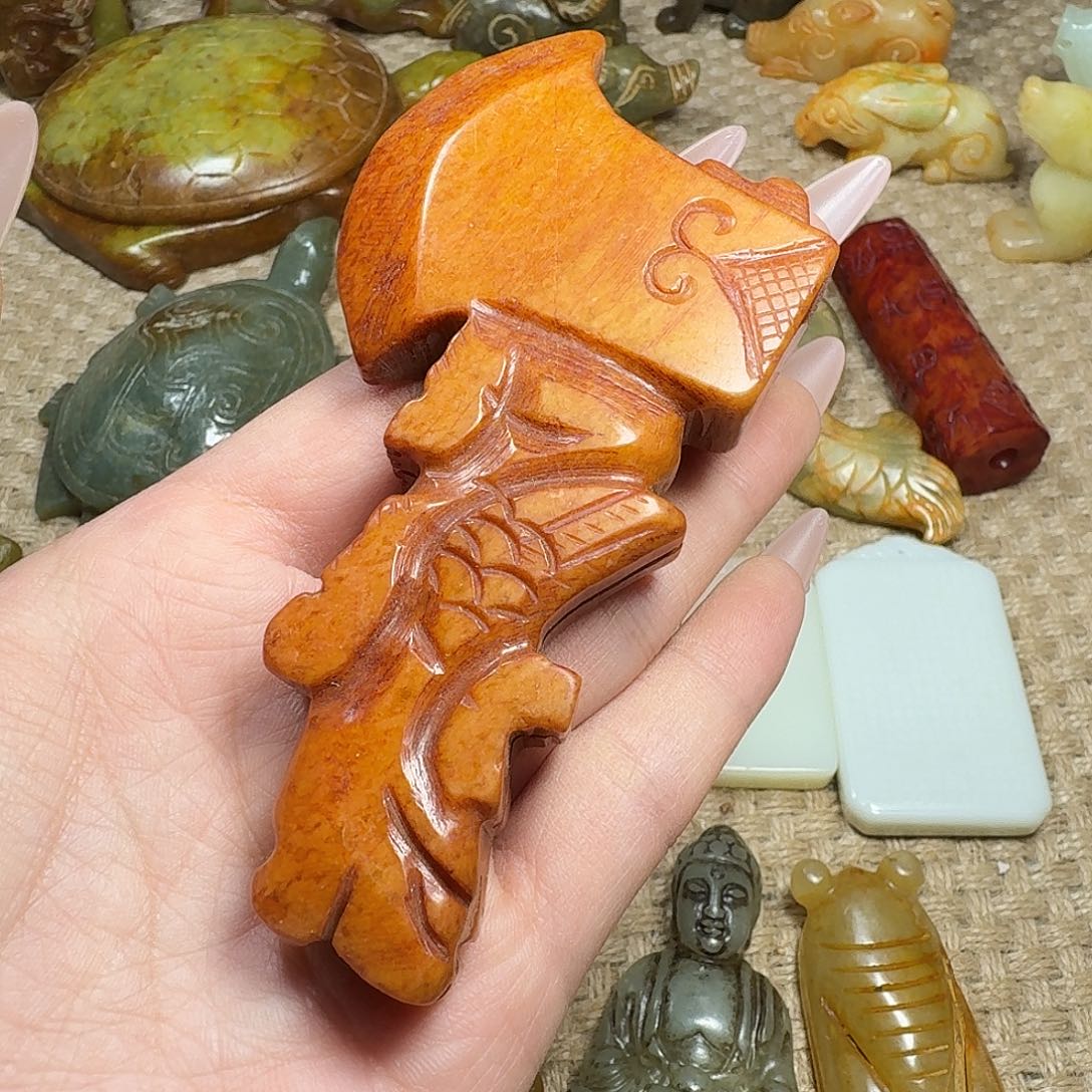 白玉菩提吊坠挂件