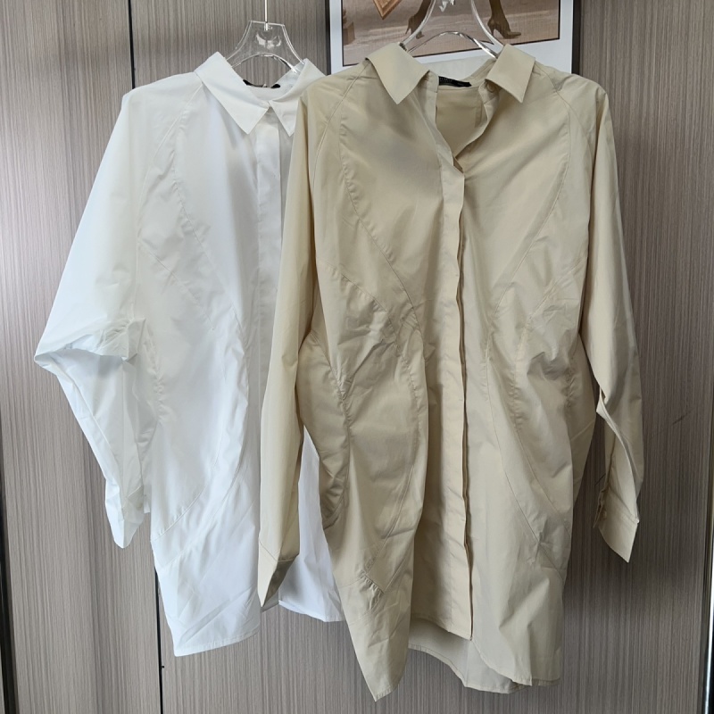 1510熙家品牌撤柜女装夏季新款时尚气质百搭宽松版衬衫