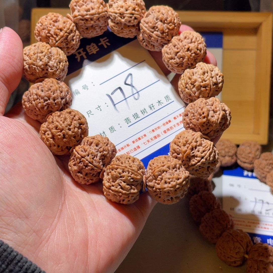 手串金刚菩提178号尺寸24六瓣