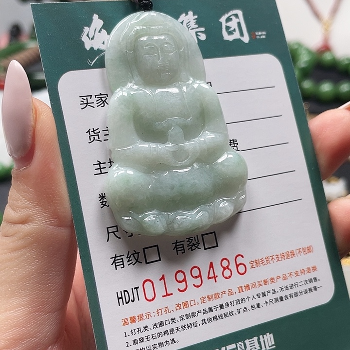 翡翠未镶嵌颈饰HDJT0199486 