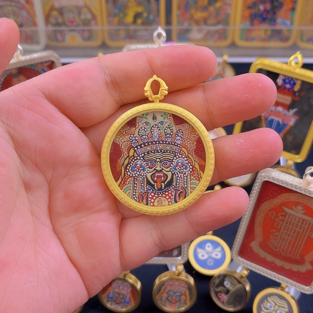 青海热贡纯手绘唐卡